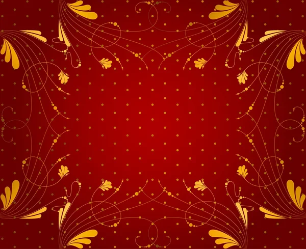 ベクターの花の壁紙の背景パターン — ストックベクタ