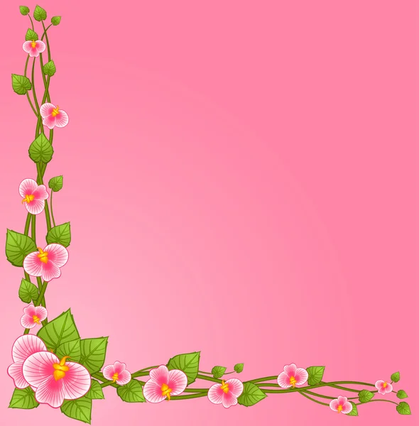 Hintergrund mit schönen Orchideen — Stockvektor