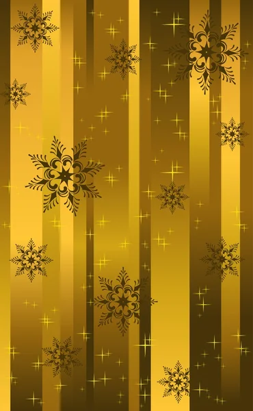 Векторный рождественский фон со снежинками — стоковый вектор