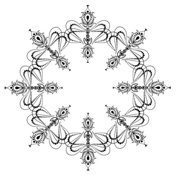 Ornamento copo de nieve — Archivo Imágenes Vectoriales