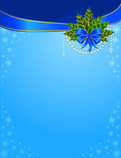 Weihnachten Hintergrund mit Zweig — Stockvektor