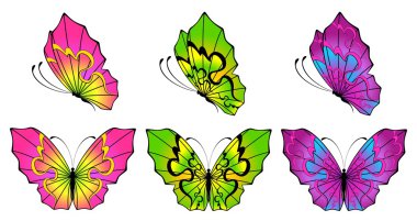 bir tasarım güzel kelebek