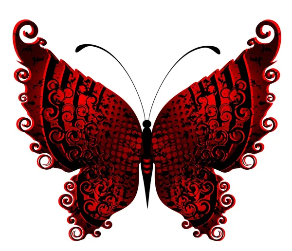 Hermosa mariposa para un diseño — Archivo Imágenes Vectoriales