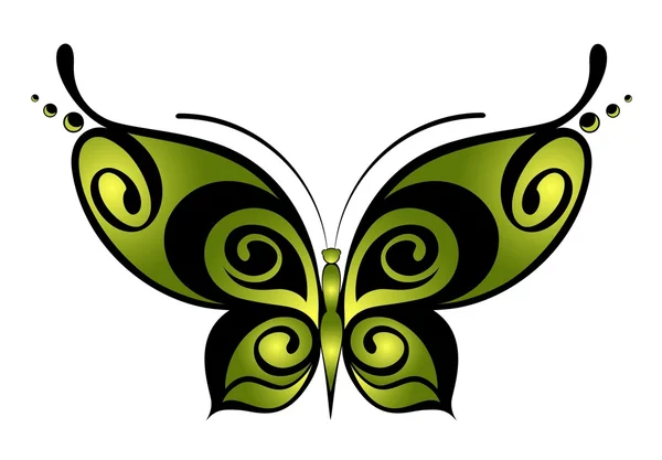 Bella farfalla per un design — Vettoriale Stock