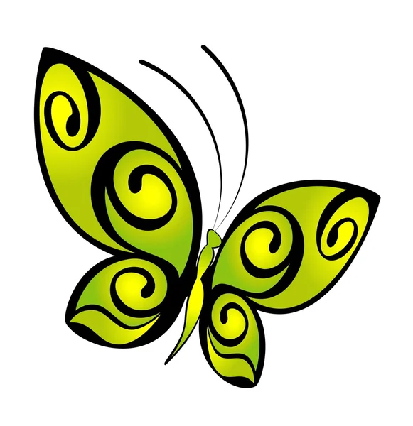 Красивая бабочка для дизайна — стоковый вектор