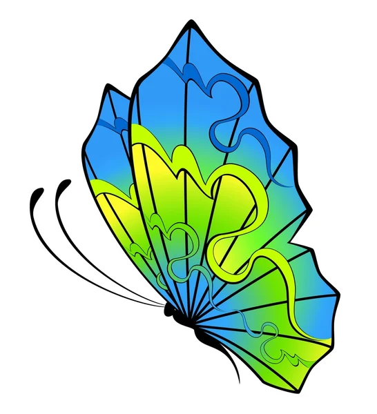 디자인에 대 한 아름 다운 나비 — 스톡 벡터