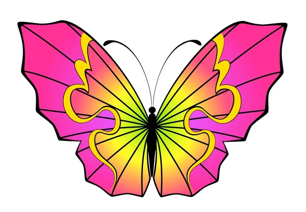 Beau papillon pour un design — Image vectorielle