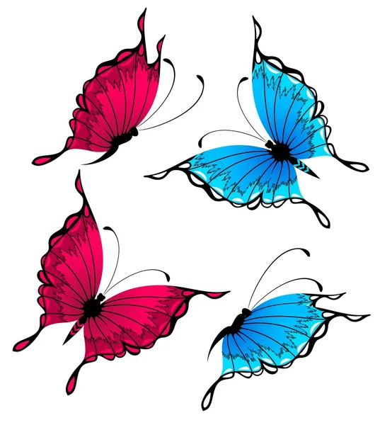 Krásný motýl pro design — Stockový vektor