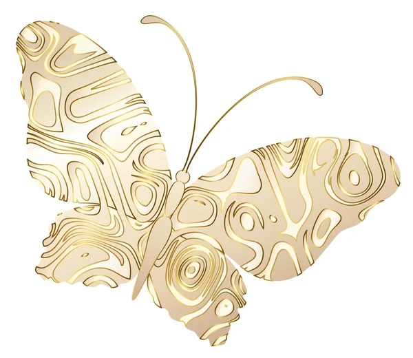 Hermosa mariposa para un diseño — Vector de stock