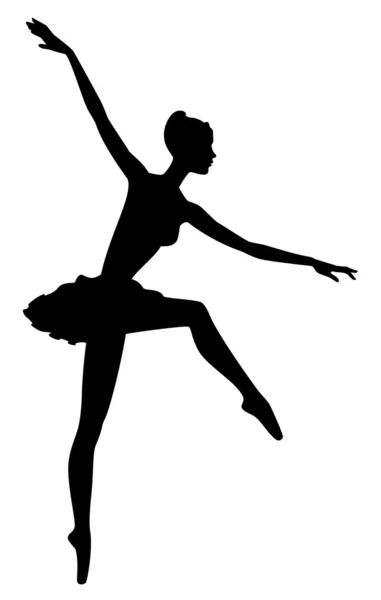 Dançarina de ballet vetorial — Vetor de Stock