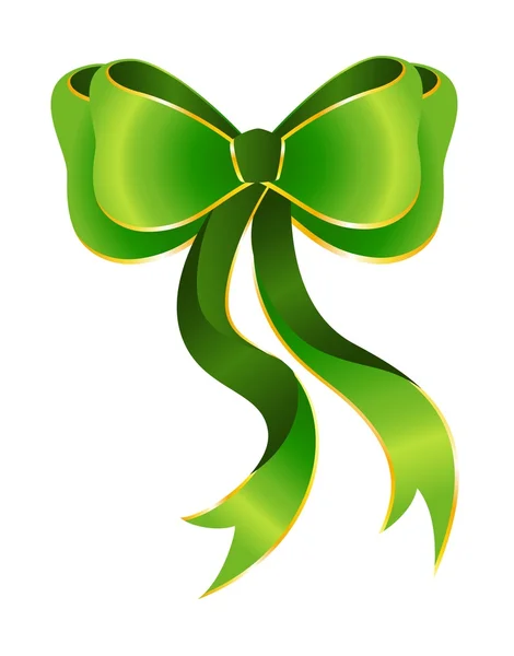 Varicoloured festive bow for a design christmas gifts — Stock Vector