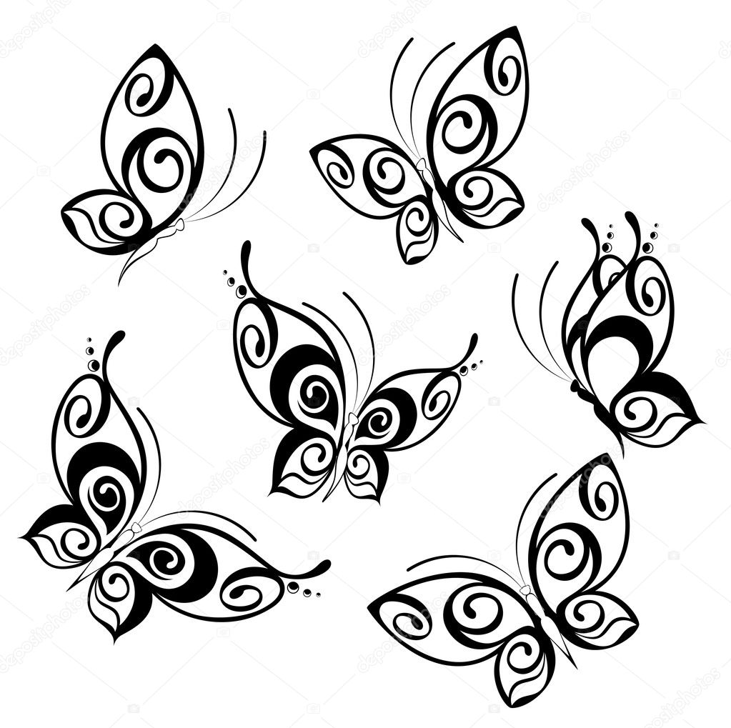 Abstract Butterfly. Beautiful vector illustration — Stock Vector ...
