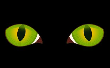 kedi gözleri vektör görüntü