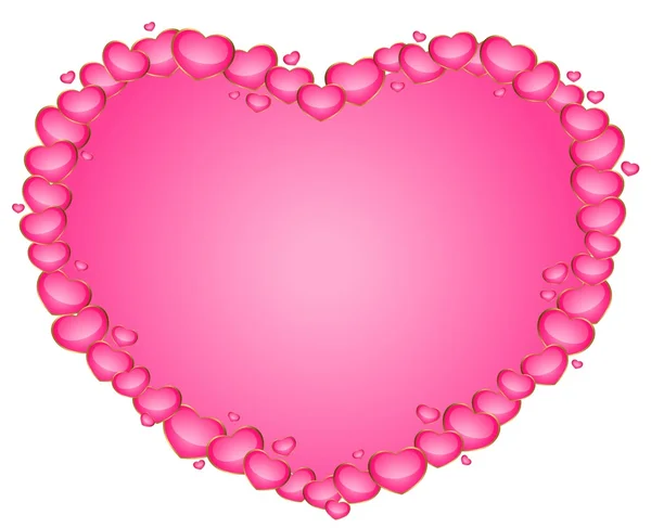 Gyönyörű szív Szent csapat Valentin nap — Stock Vector