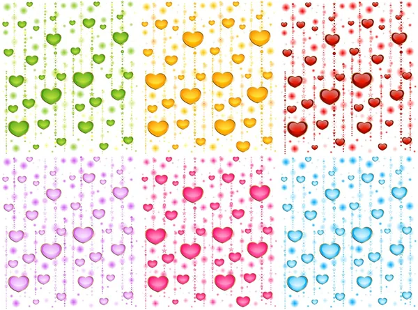 Фон з красивою серця для день Святого Валентина — стоковий вектор