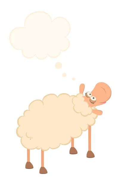 Мультяшные овцы — стоковый вектор