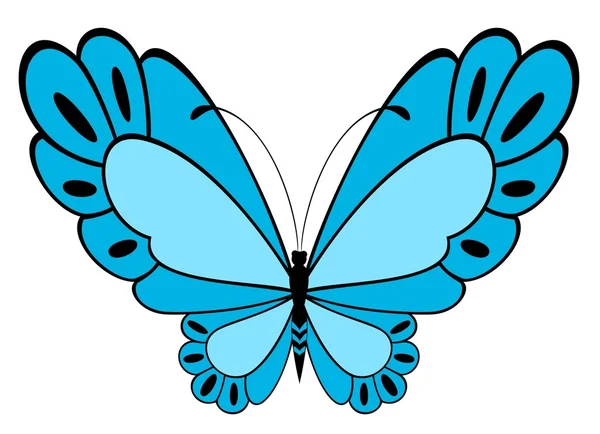 Vektorové krásný motýl — Stockový vektor