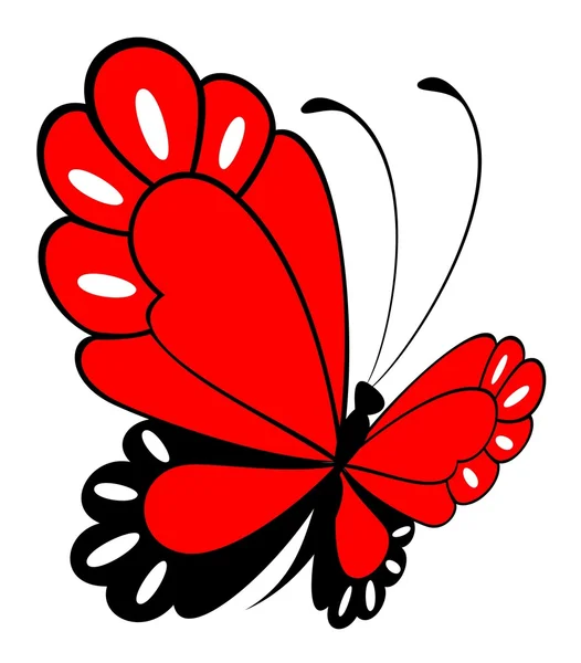Διανυσματικά όμορφη πεταλούδα — Διανυσματικό Αρχείο