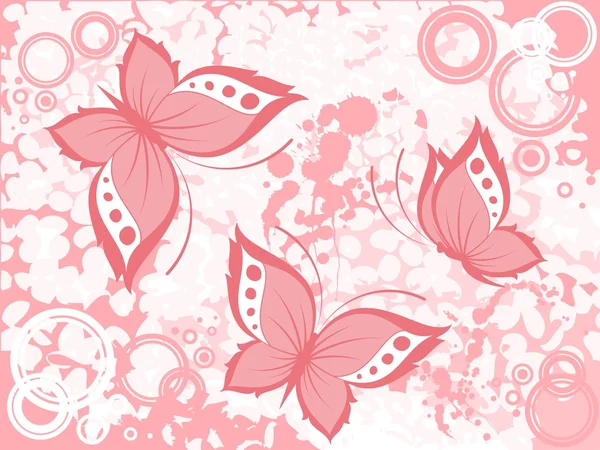 設計のための美しい蝶のセット — ストックベクタ