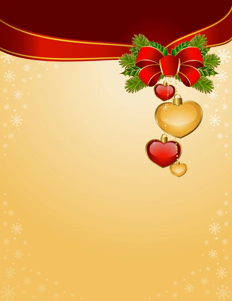 Beautiful Christmas background. — Stock Vector