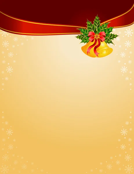 Bluebell vectoriel de Noël avec arc — Image vectorielle