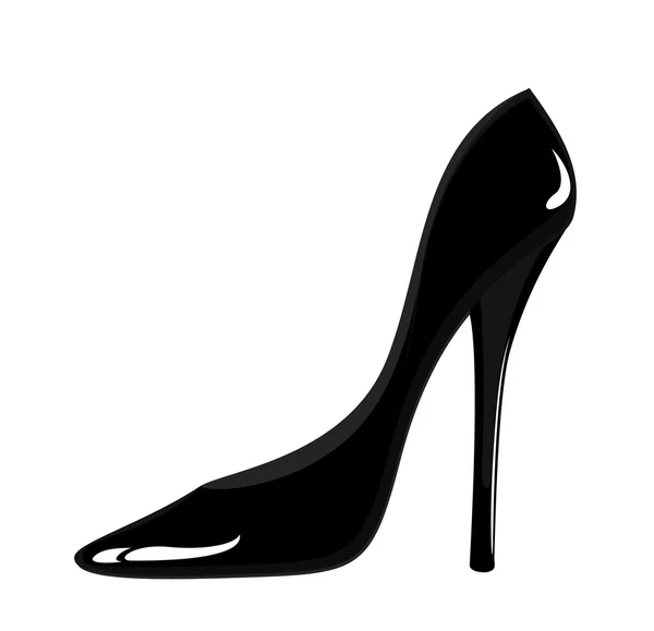 Vackra kvinnliga sexiga skor mot för design — Stock vektor
