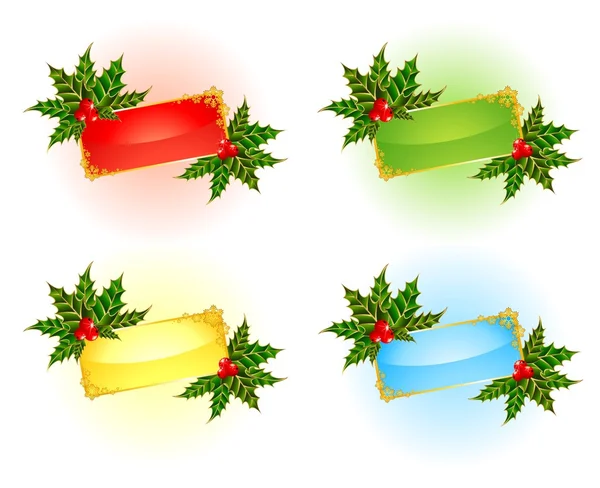 Vacker jul bakgrund — Stock vektor