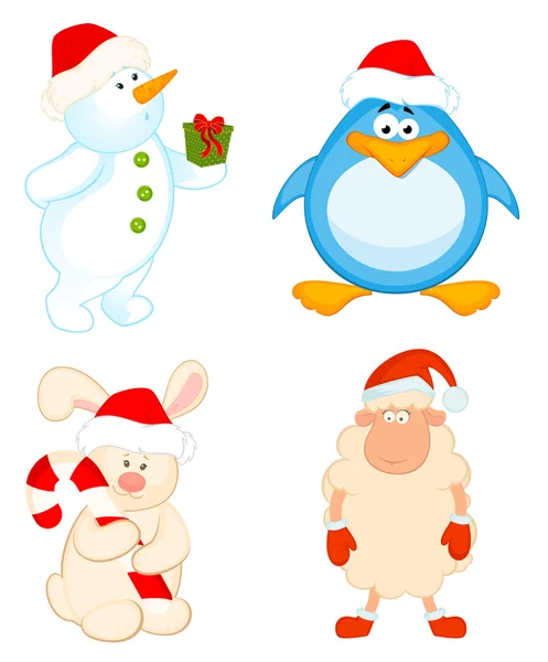 Vector cartoon little toys are isolated for a design — Stock Vector