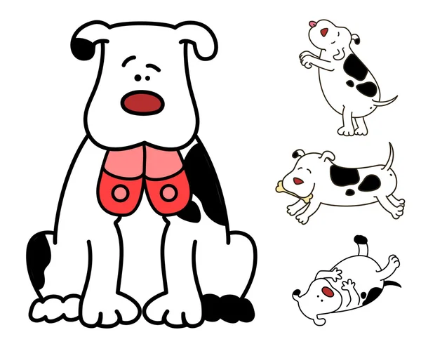 Набір мультяшних собак — стоковий вектор