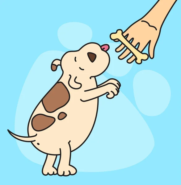 Ilustração de Cão dos desenhos animados —  Vetores de Stock