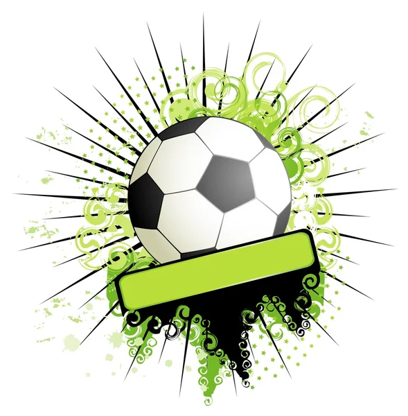 Fotbal na pozadí pro design — Stockový vektor