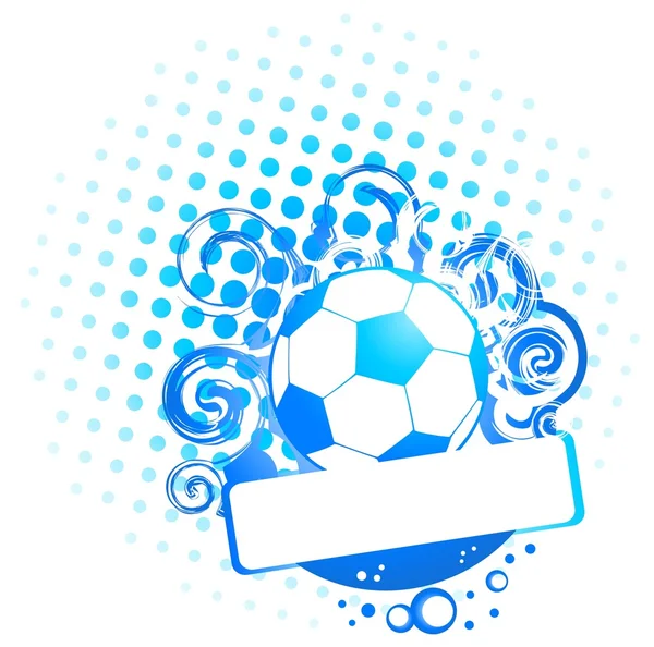 Кольоровий футбол для дизайну — стоковий вектор