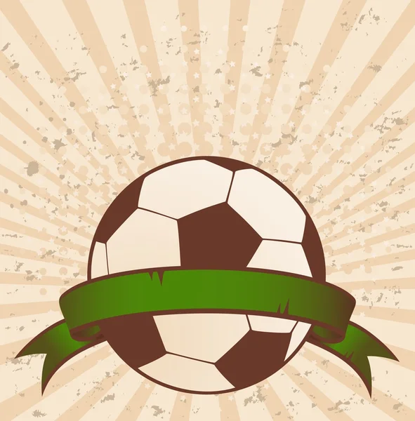 Цветной футбол для дизайна — стоковый вектор