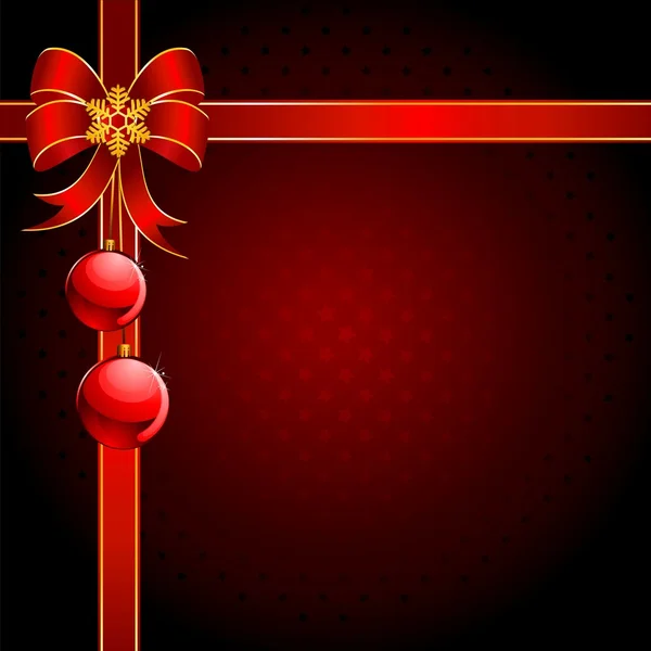 矢量圣诞球与弓 — 图库矢量图片