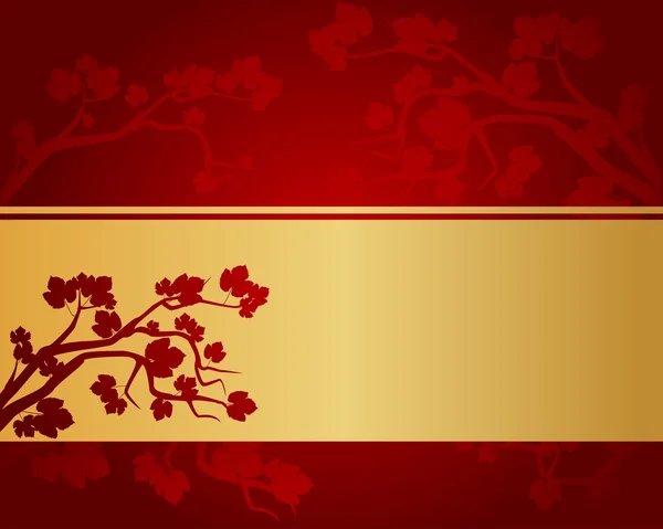 カエデの葉の壁紙の背景 — ストックベクタ