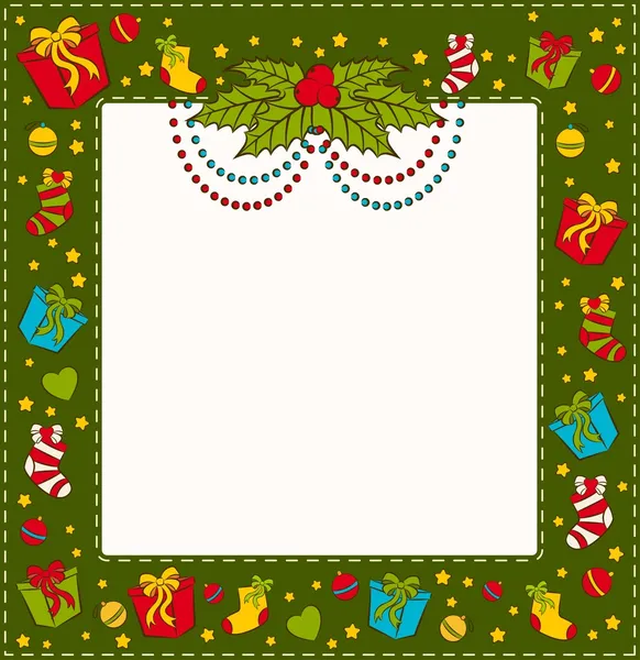 Vánoční pozadí s dárky — Stock fotografie