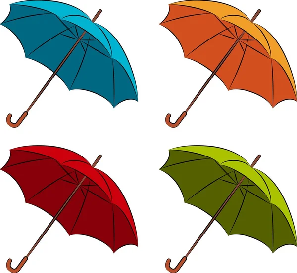 Umbrella with wallpaper design — Stock Photo, Image