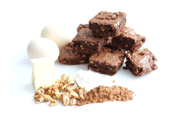 Sladký kakaové domácí sušenky — Stock fotografie