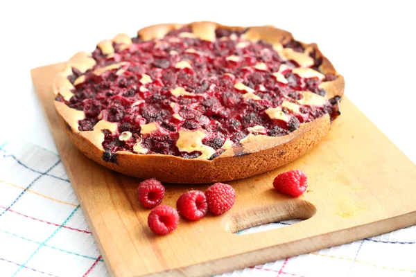 Raspberry pie — Stock Photo, Image