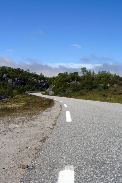 Норвежская дорога — стоковое фото