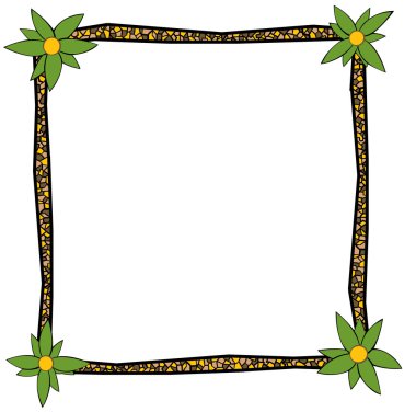 African frame clipart