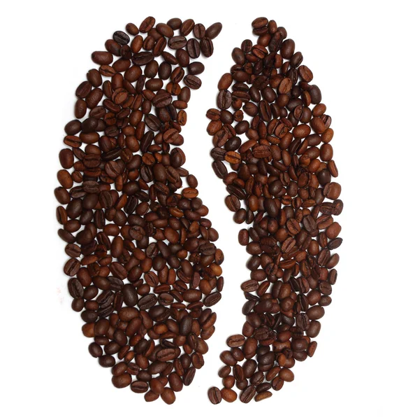 Gros grain de café à partir de grains de café — Photo