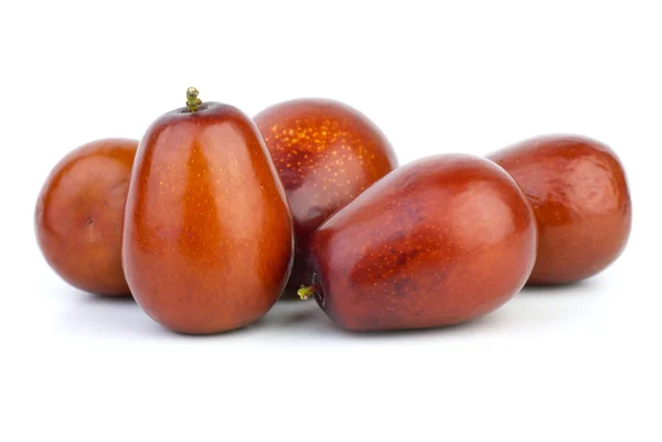 Five ripe jujube berries — Stock Photo, Image