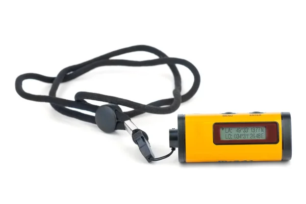 Tiny GPS receiver-logger device — Stock Photo, Image