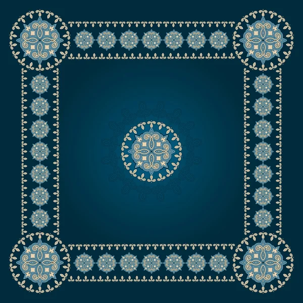 Vector cuadrado patrón oriental — Archivo Imágenes Vectoriales
