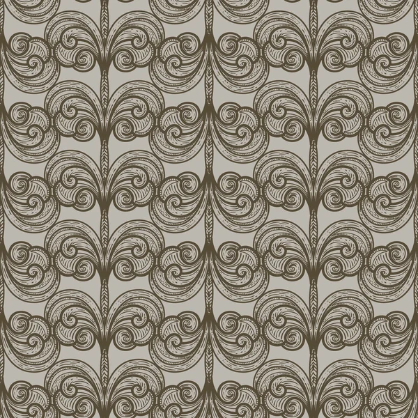 Vector abstracto patrón floral sin costura — Archivo Imágenes Vectoriales