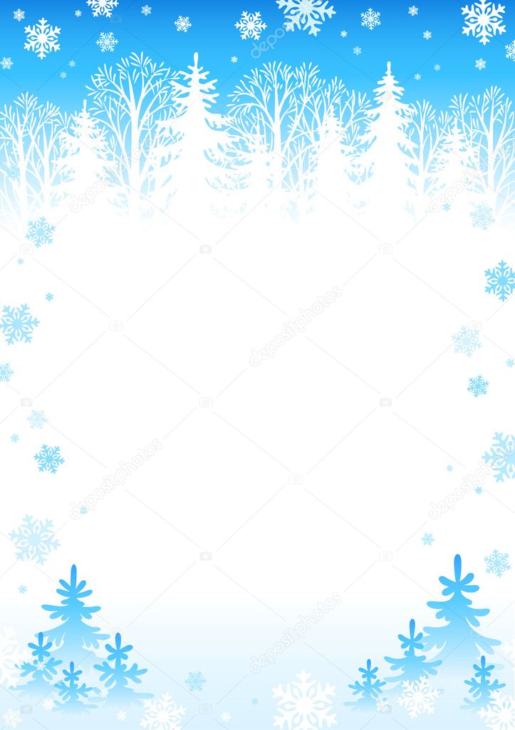 Winter day background