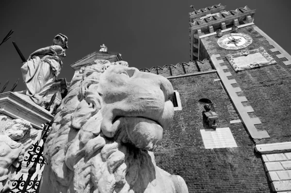 Statua, Wenecja, Włochy — Zdjęcie stockowe