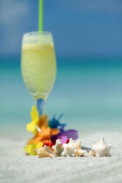 Cocktail tropical verde — Fotografia de Stock