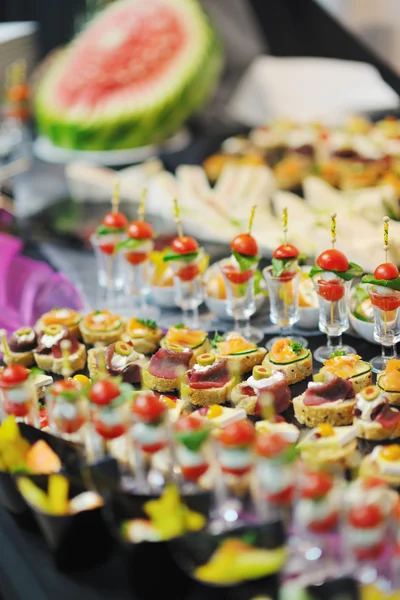 Closeup Buffet potravin — Stock fotografie